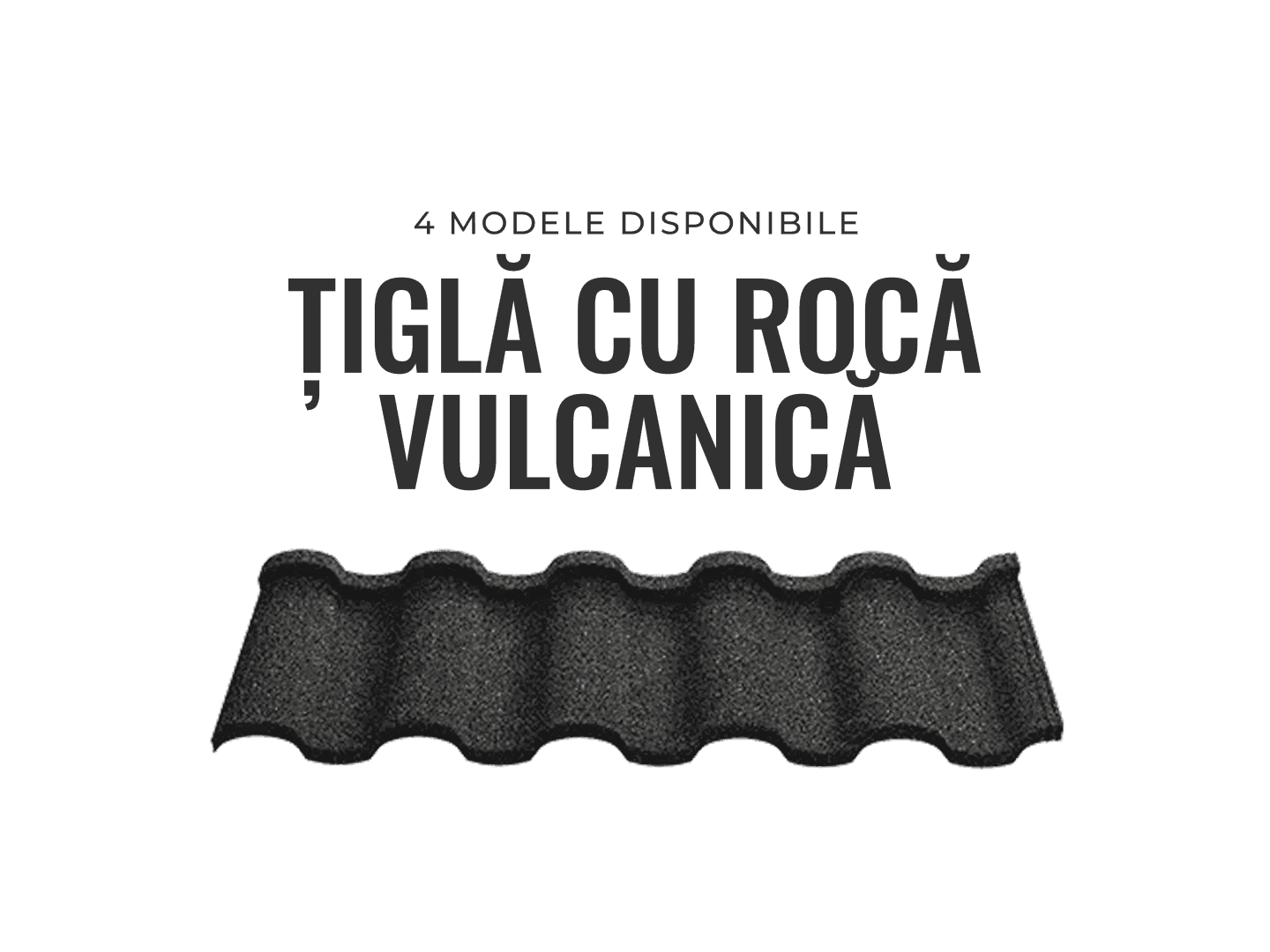 Țiglă cu rocă vulcanică