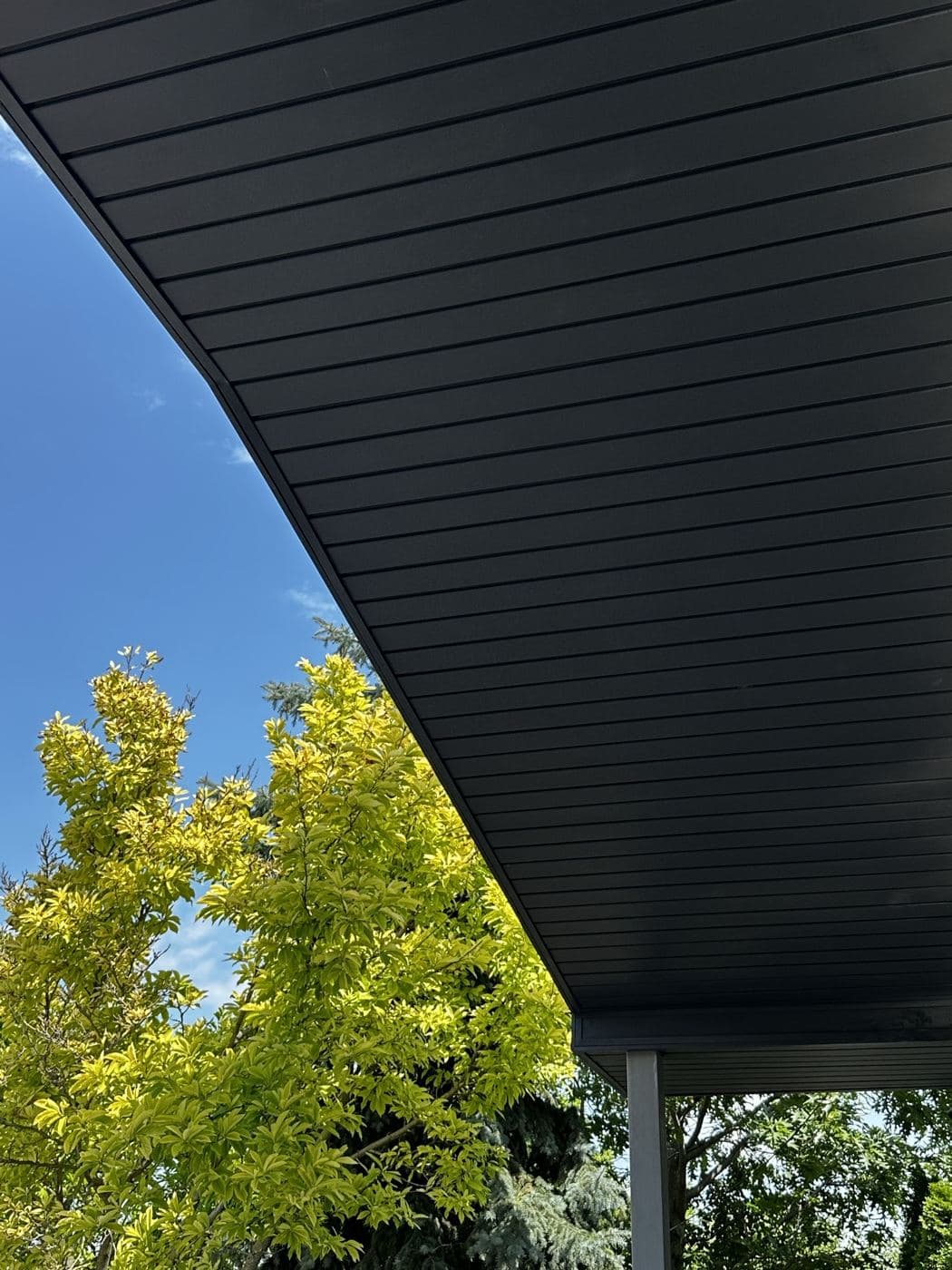 Soffit metalic Imperlux montat — lucrare reală 5
