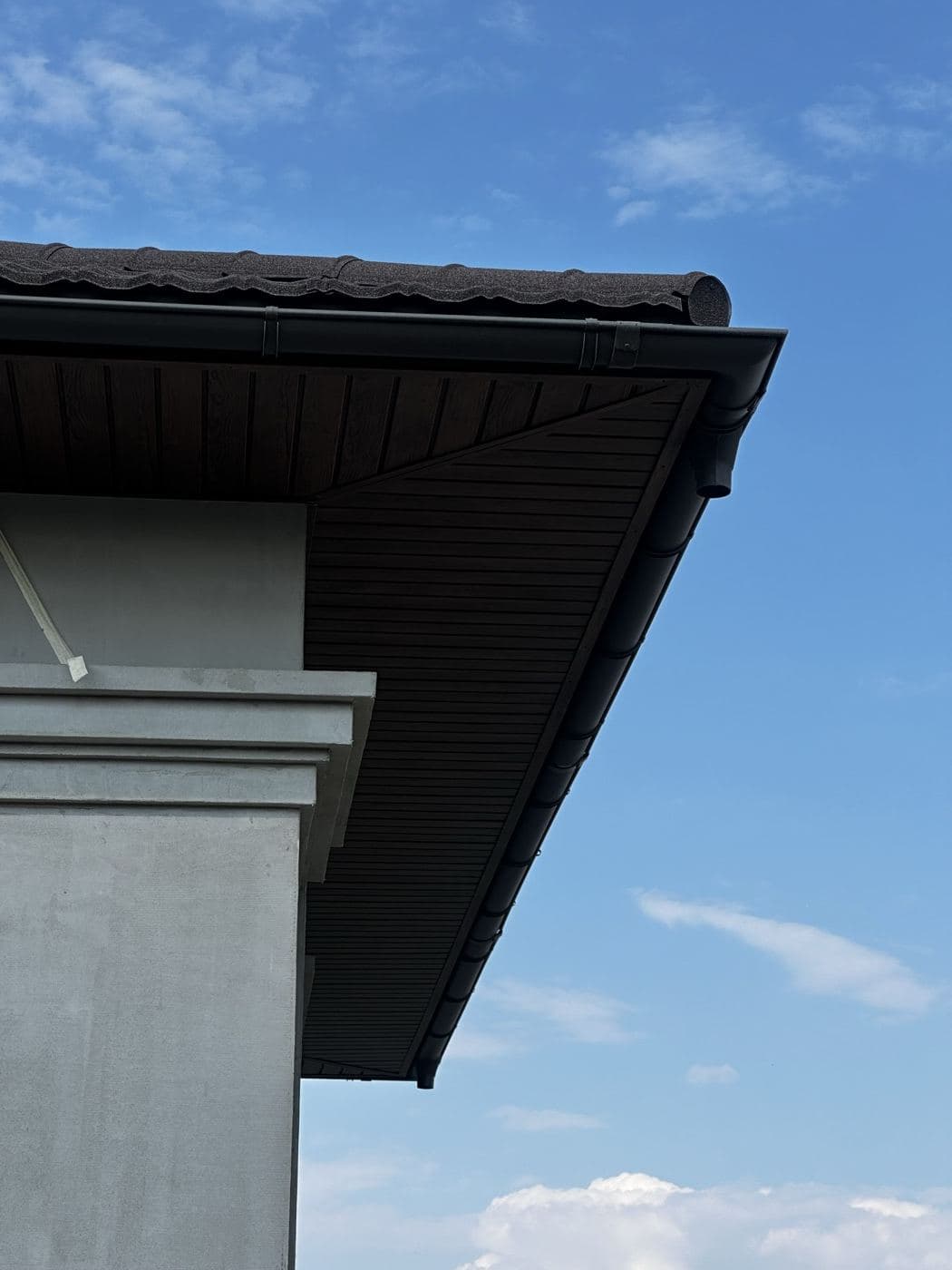 Soffit metalic Imperlux montat — lucrare reală 12