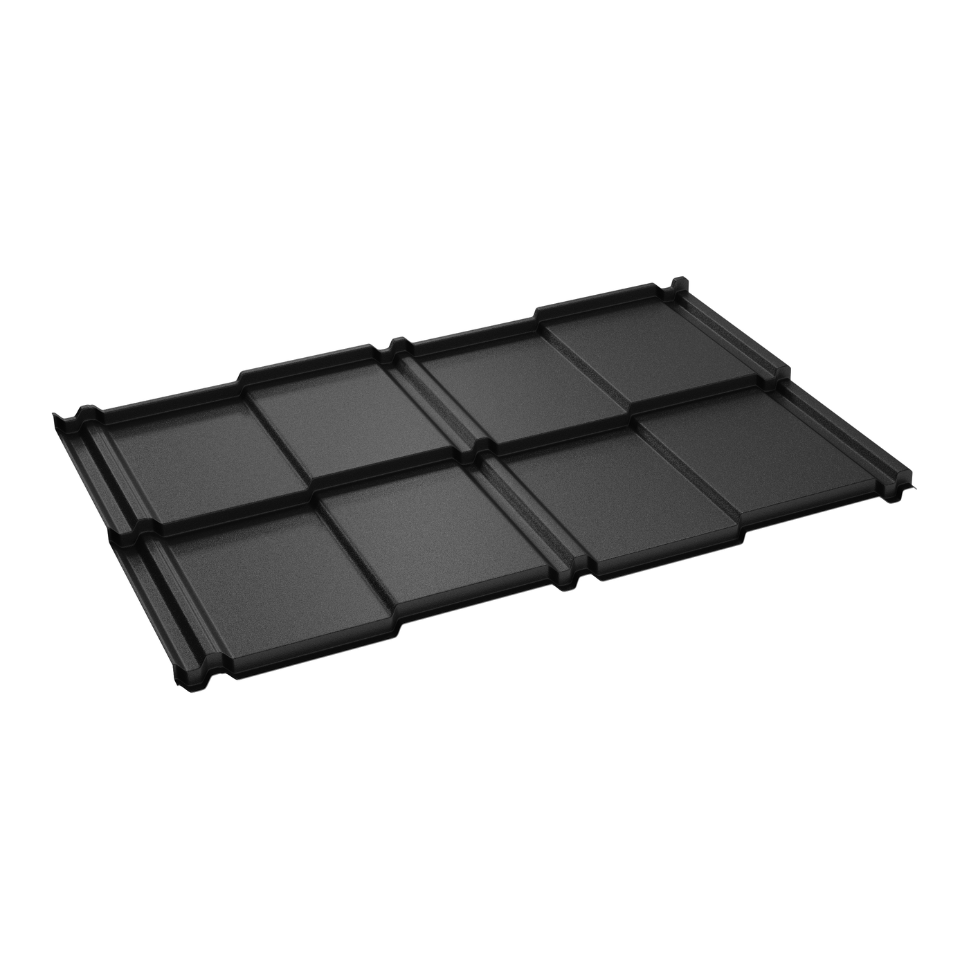 Țiglă metalică Britanic, negru RAL 9005