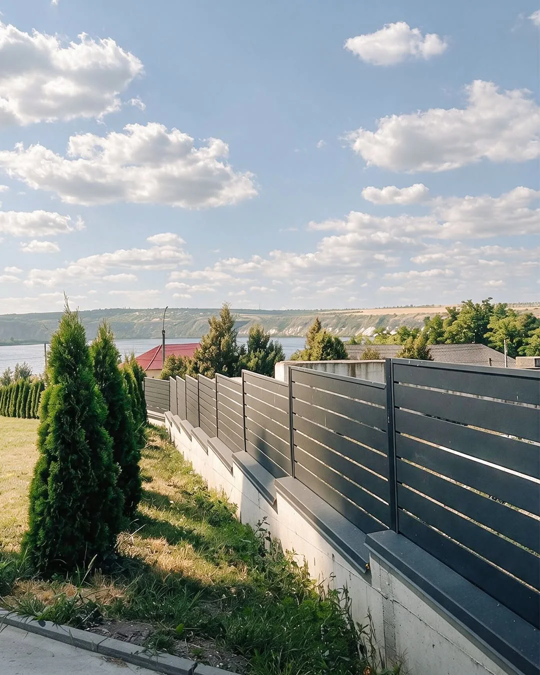 Gard vertical combinat cu IL40 — biserica din Molovata - 4